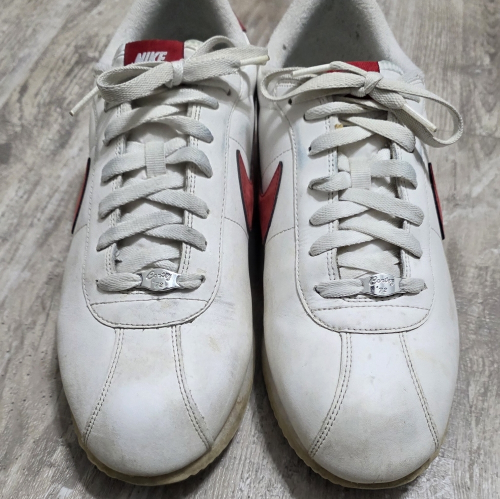 Nike Cortez Leather (2014) Shoes 316418-162 Varsity Red Mens Size 13 - Picture 7 of 10